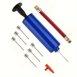 portable hand ball pump with flexible hose sports ball inflator for basketball and football