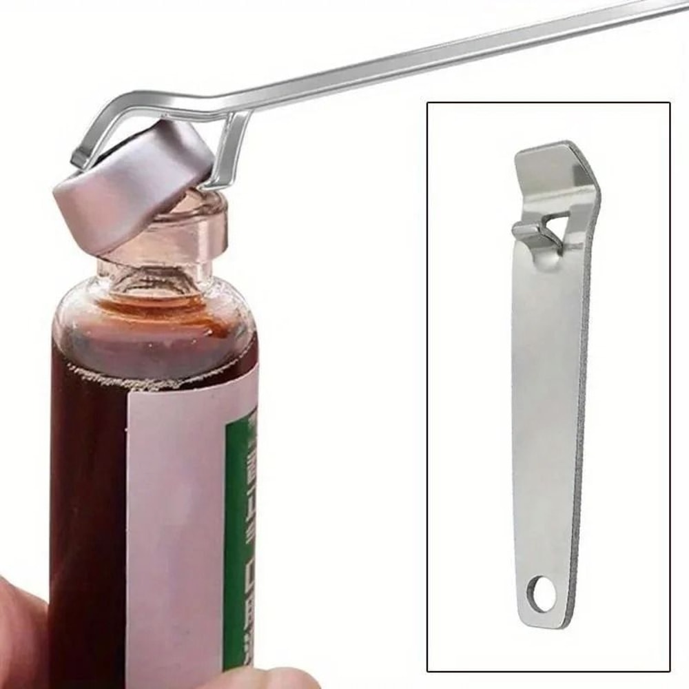 1 PC Stainless Steel Ampoule And Vial Opener Tool Portable Medical Bottle Opener 3