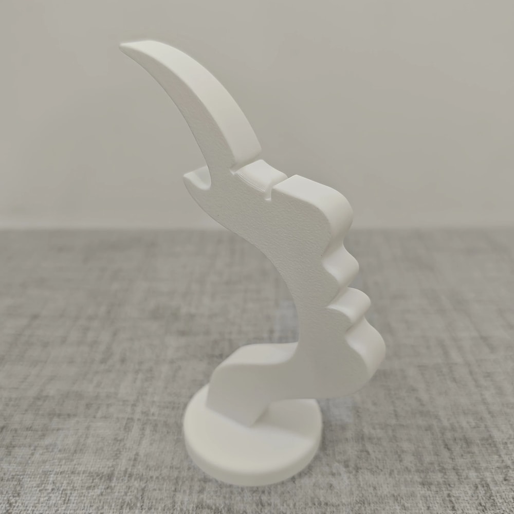 Artistic Curved Eyeglass Stand Modern Glasses Display Stand Holder 2