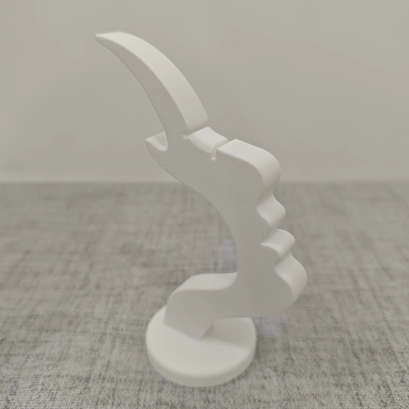 Artistic Curved Eyeglass Stand Modern Glasses Display Stand Holder 2