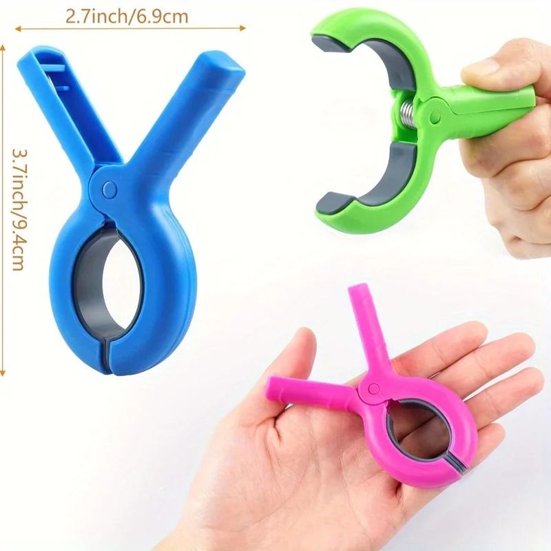 Heavy Duty Beach Towel Clips For Chairs And Loungers Secure Towel Holder Clips 4