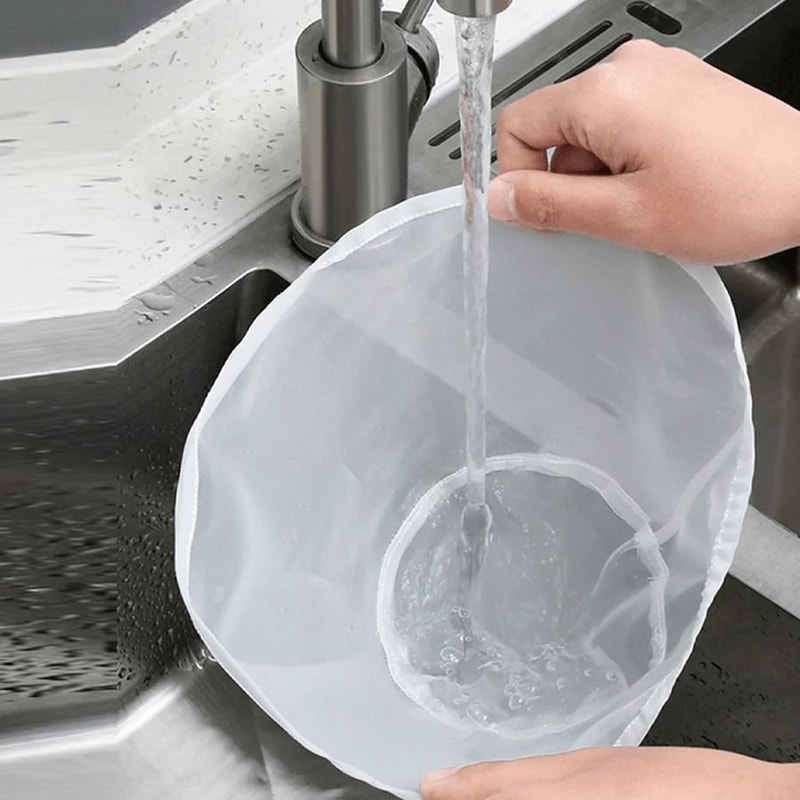 Reusable Cheese Cloth Bags Fine Mesh Food Strainer For Yogurt Coffee And Juice 5