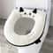 Cute Cat Toilet Seat Cover Soft Zipper Design Universal Fit 1