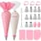 40 Piece Silicone Piping Bags And Tips Cake Decorating Kit Reusable Pastry Tools 1