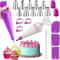 40 Piece Silicone Piping Bags And Tips Cake Decorating Kit Reusable Pastry Tools 2
