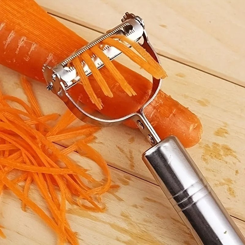 Stainless Steel Fruit And Vegetable Peeler Compact Kitchen Peeler Tool 3