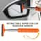 Retractable Windshield Wiper Scraper With Extendable Handle Rearview Mirror Cleaner 4