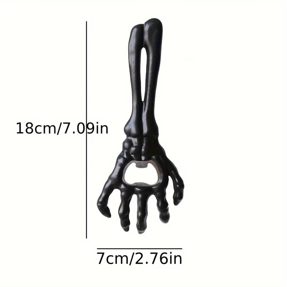 Skeleton Hand Bottle Opener Cast Iron Beer Opener For Halloween And Bar Use 0