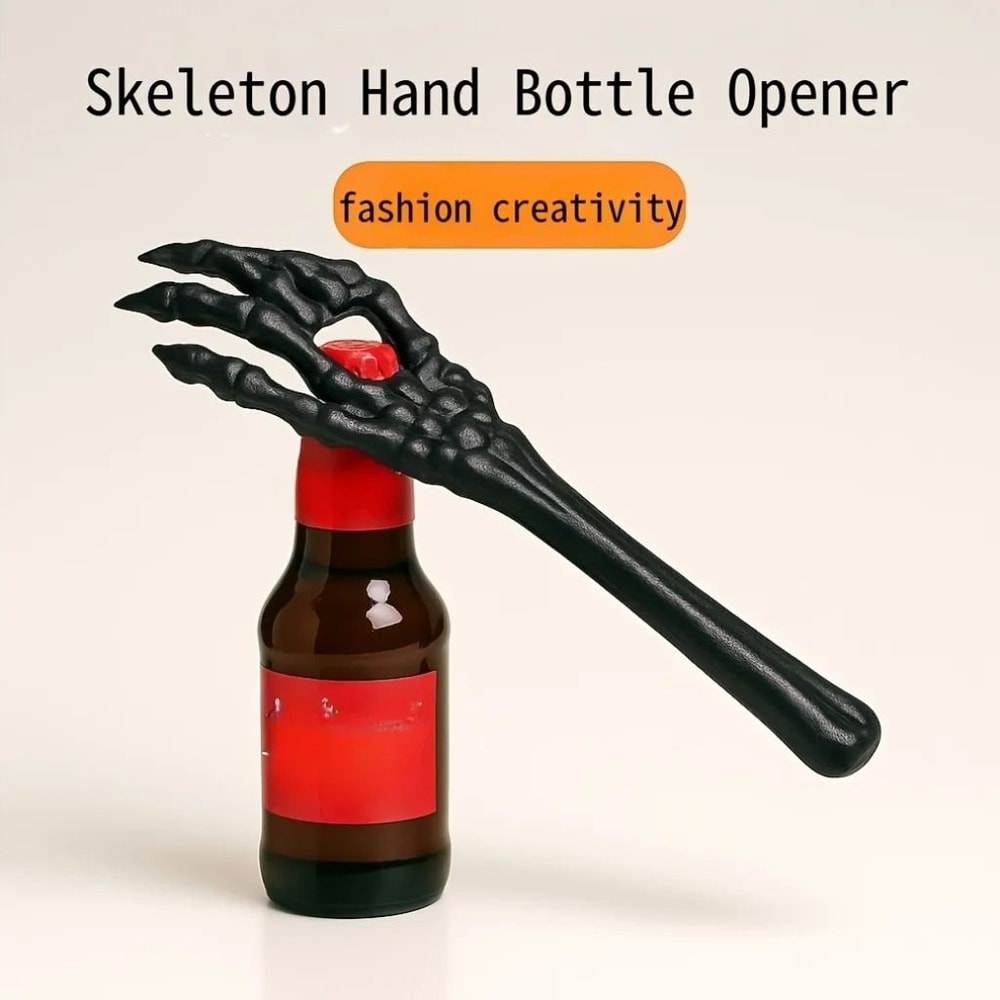 Skeleton Hand Bottle Opener Cast Iron Beer Opener For Halloween And Bar Use 2