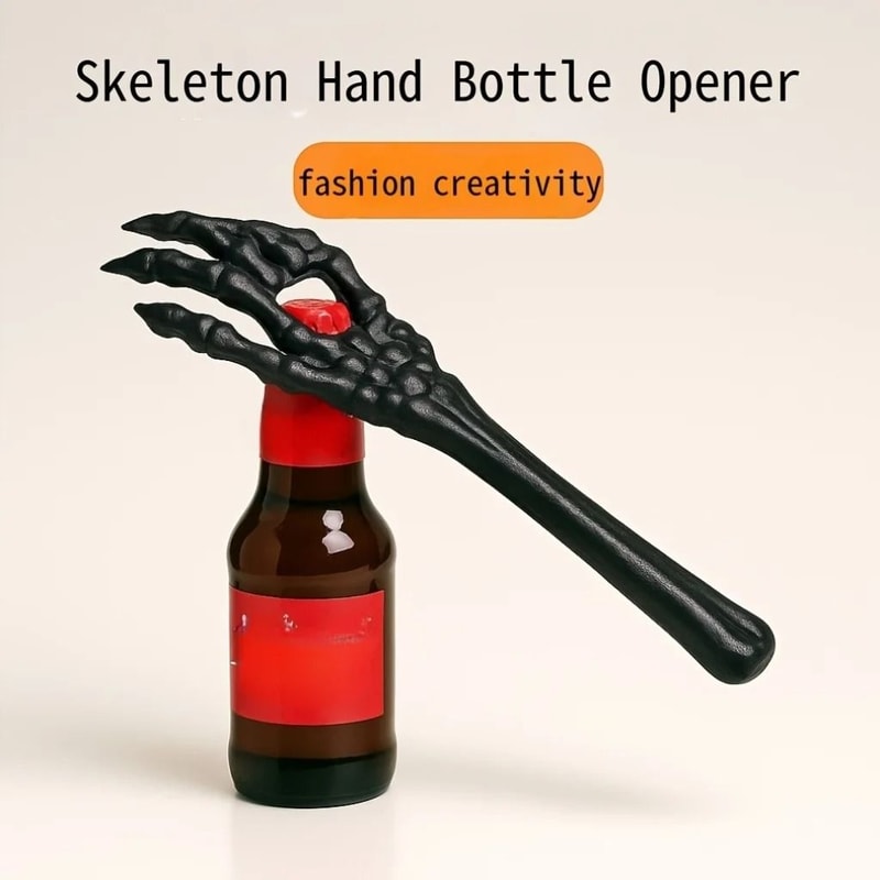 Skeleton Hand Bottle Opener Cast Iron Beer Opener For Halloween And Bar Use 2