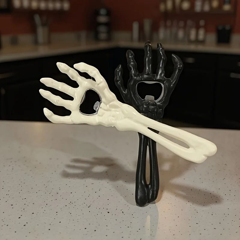 Skeleton Hand Bottle Opener Cast Iron Beer Opener For Halloween And Bar Use 5