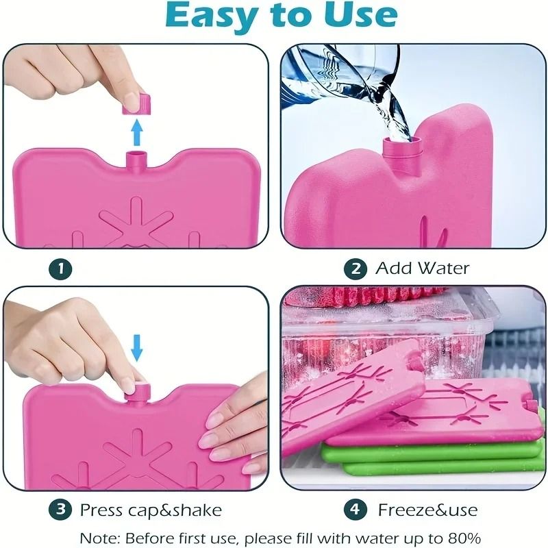 Reusable Ultra Thin Cooling Ice Pack For Outdoor Food Storage And Travel 4