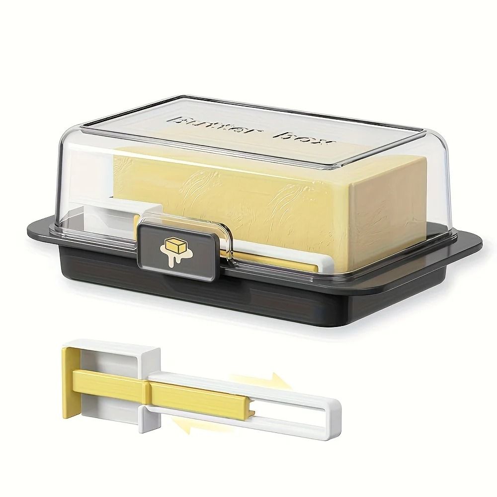 Refrigerator Butter Container With Lid Butter Dish And Cheese Organizer Box 1