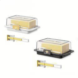 refrigerator butter container with lid butter dish and cheese organizer box