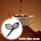 Durable Coffee Filter Spoon Portable Reusable Coffee Filtration Tool 3