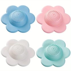 silicone hair catcher drain cover shower and bathtub hair stopper