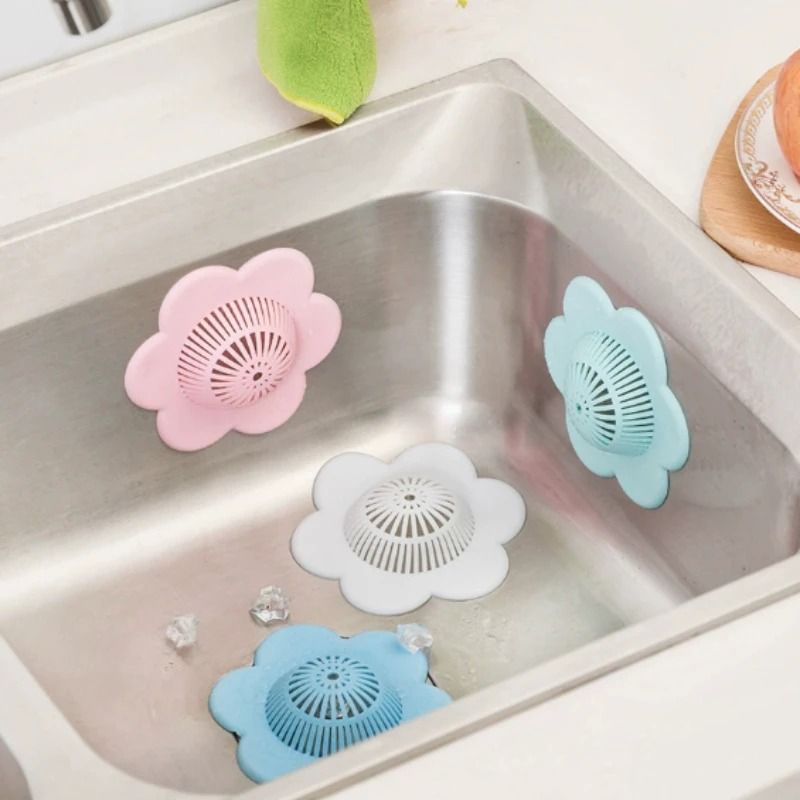 Silicone Hair Catcher Drain Cover Shower And Bathtub Hair Stopper 7