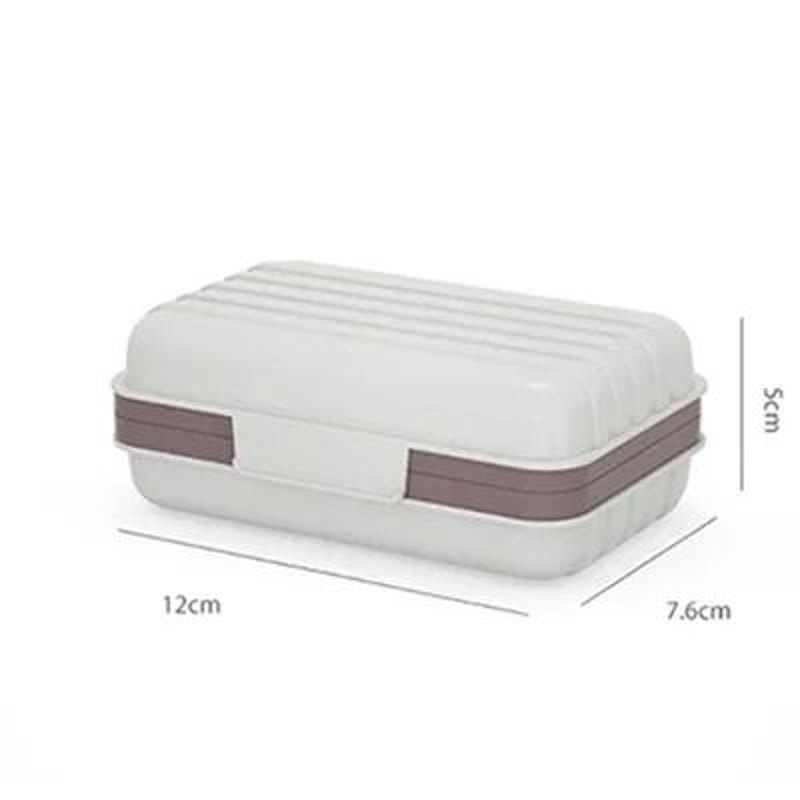 Bathroom Soap Dish With Lid Travel Soap Box Keeps Soap Dry 2