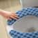 Soft Plush Toilet Seat Cushion Washable Non Slip Toilet Seat Cover 0