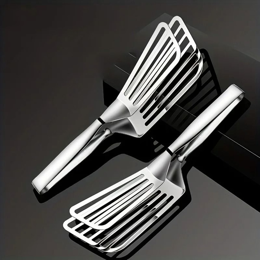 Multifunctional Stainless Steel Serving Tongs For Buffet And Kitchen Use 2