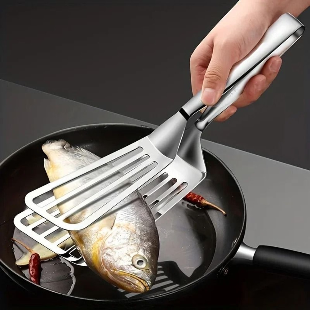 Multifunctional Stainless Steel Serving Tongs For Buffet And Kitchen Use 0