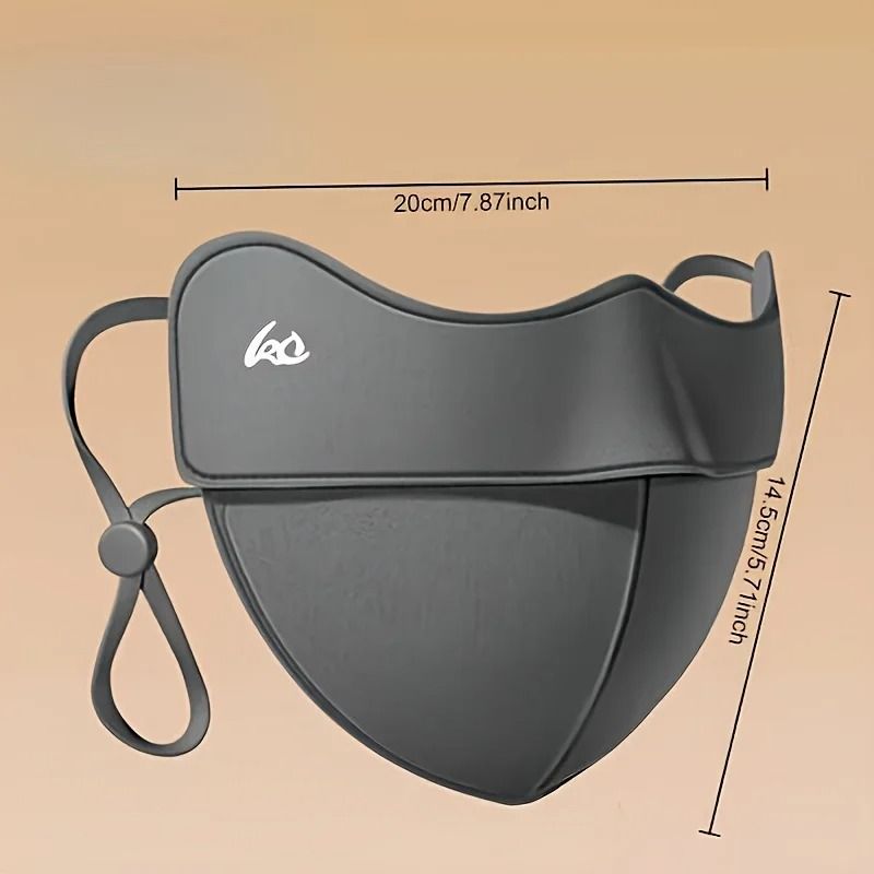 Womens Windproof Warm Face Mask With Ear Hooks Thick 3D Nylon Design 4