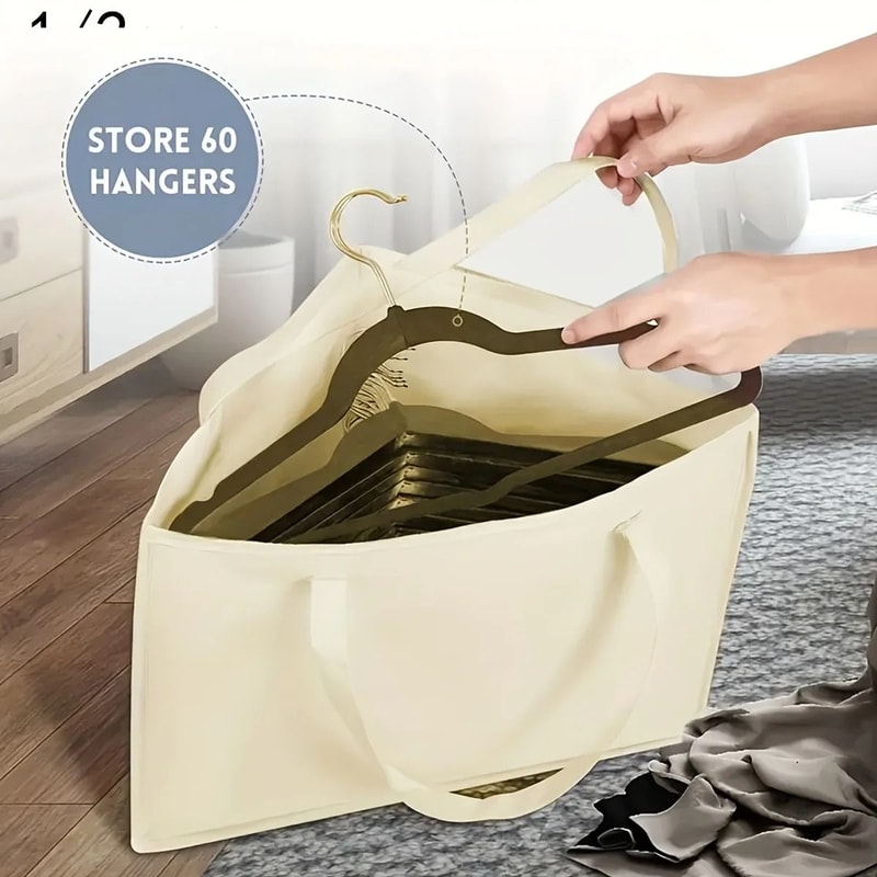 Triangular Storage Bag With Handles Portable Hanging Organizer For Travel And Home 3