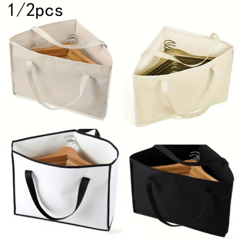Triangular Storage Bag With Handles Portable Hanging Organizer For Travel And Home 0