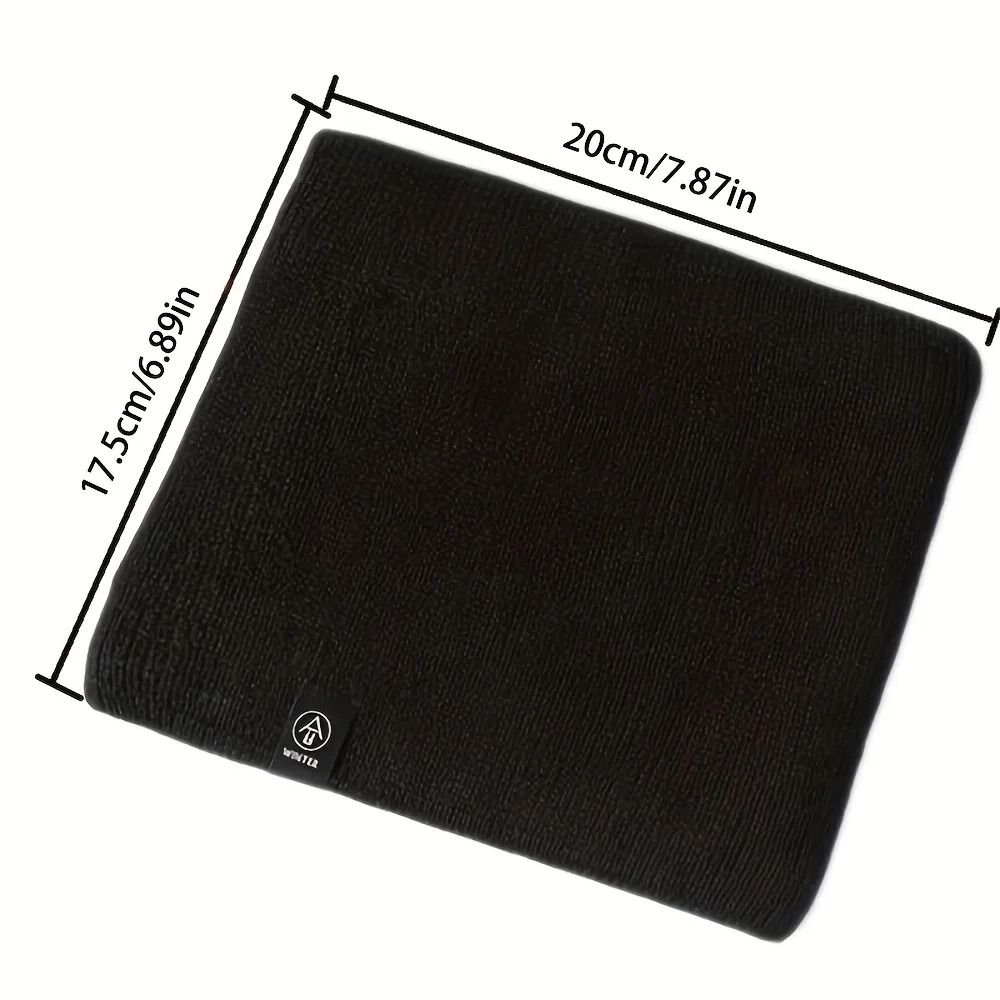 Winter Knit Neck Gaiter With Integrated Mask Thick Warm Scarf For Outdoor Sports 7