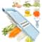 5 In 1 Vegetable Slicer Manual Fruit And Vegetable Grater Kitchen Prep Tool 0