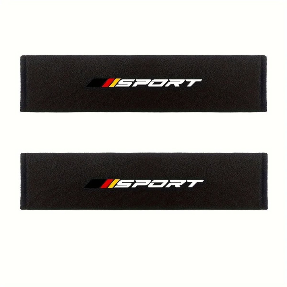 Plush Car Seat Belt Pads Set Of 2 Universal Soft Shoulder Strap Cushions 1
