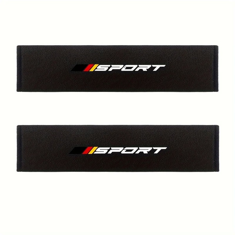 Plush Car Seat Belt Pads Set Of 2 Universal Soft Shoulder Strap Cushions 1