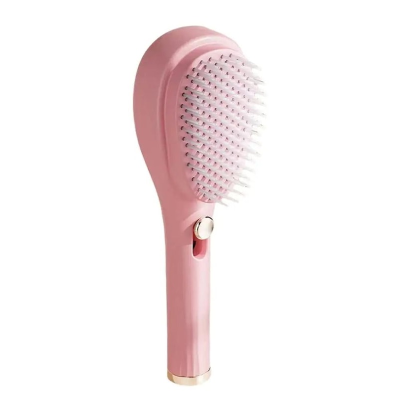 Self Cleaning Hairbrush With Scalp Massage Anti Static Retractable Hair Comb 1