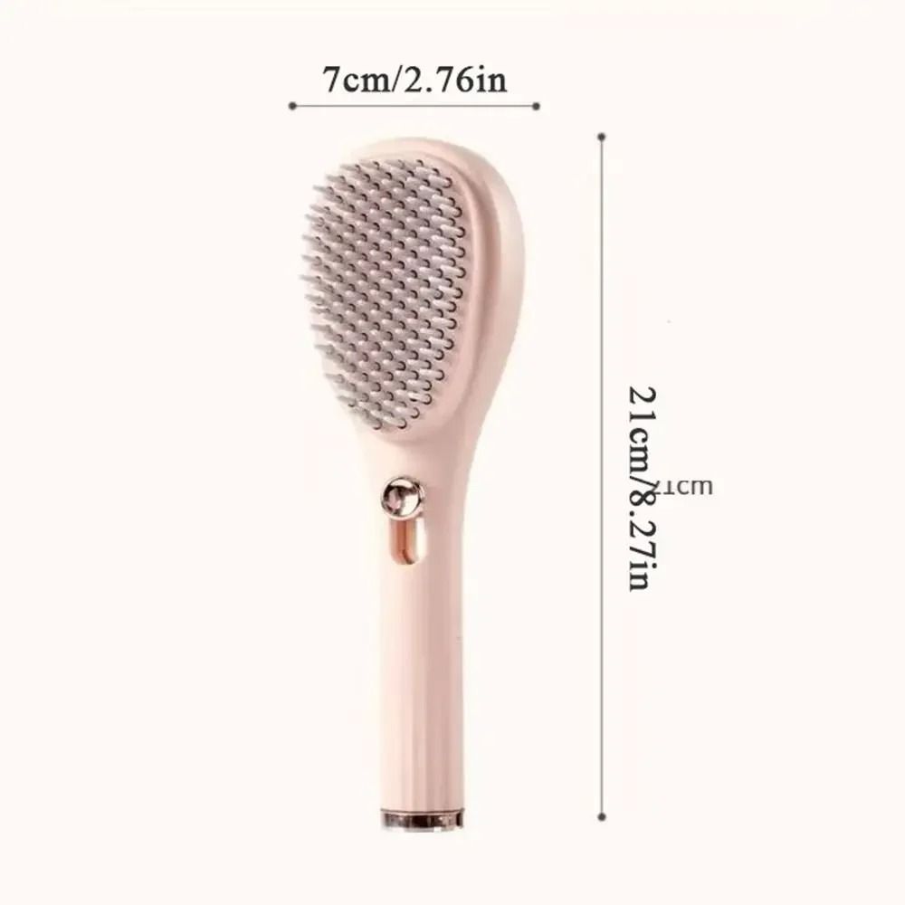 Self Cleaning Hairbrush With Scalp Massage Anti Static Retractable Hair Comb 4