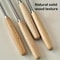 Stainless Steel Kitchen Whisk Set With Solid Wood Handles Cream And Egg Mixer 4