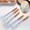 Stainless Steel Kitchen Whisk Set With Solid Wood Handles Cream And Egg Mixer 3