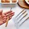 Stainless Steel Kitchen Whisk Set With Solid Wood Handles Cream And Egg Mixer 6