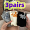 Cute Cat Face Socks Set Of 3 Soft Animal Novelty Socks For Everyday Wear 0