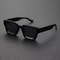 Unisex Square Frame Sunglasses Lightweight Plastic Fashion Shades For Daily Wear 0