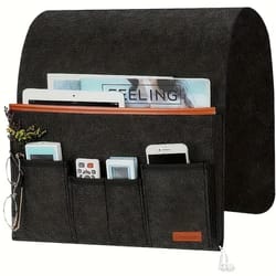 felt bedside hanging organizer multi pocket storage pouch for dorm and home