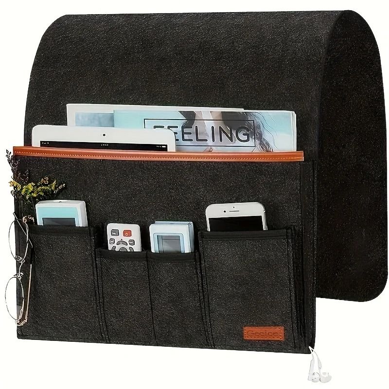 Felt Bedside Hanging Organizer Multi Pocket Storage Pouch For Dorm And Home 0