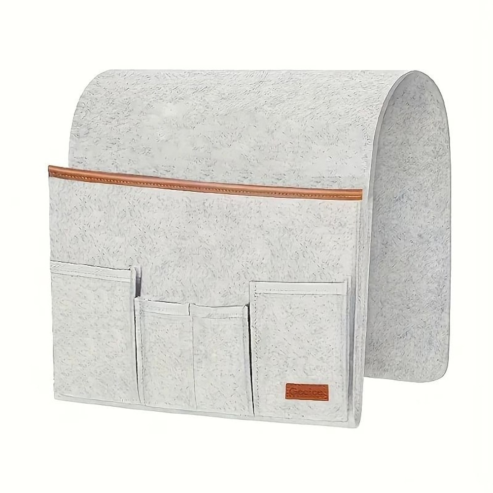 Felt Bedside Hanging Organizer Multi Pocket Storage Pouch For Dorm And Home 1