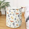 Large Cotton Laundry Basket Foldable Clothes Storage Hamper With Handles 1