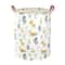 Large Cotton Laundry Basket Foldable Clothes Storage Hamper With Handles 6