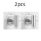 Stainless Steel Adhesive Wall Hooks Set Of 2 No Drill Bathroom And Kitchen Hooks 2