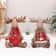 Retractable Standing Christmas Elk Doll Red Fabric Holiday Decor 6