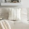 Plush Faux Rabbit Fur Decorative Throw Pillow For Sofa And Bed 2
