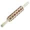 Wooden Embossed Rolling Pin For Cookies Fondant And Baking Decor 2