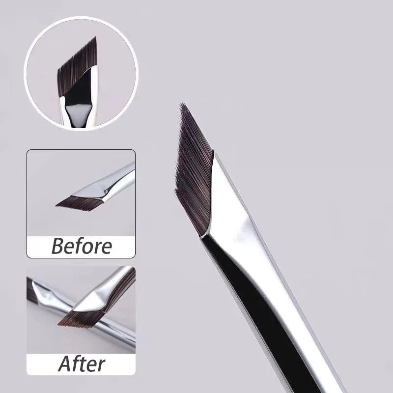 Ultra Thin Angled Eyeliner Brush Precision Detail Makeup Tool 5