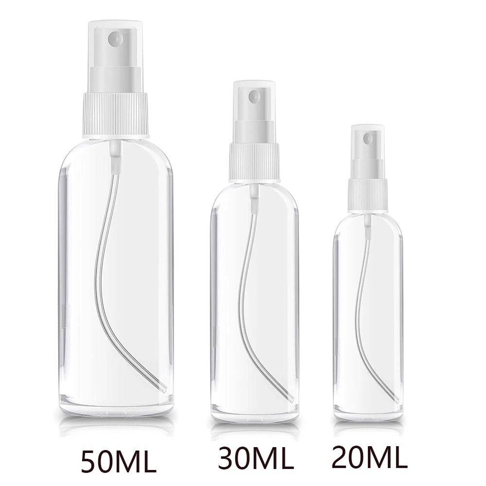 Transparent Refillable Spray Bottle Mini Cosmetic Atomizer 0